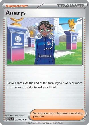 Amarys (93/131) [SV Prismatic Evolutions] Moderately Played