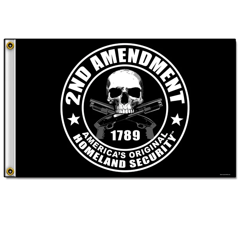 Hot Leathers FGA1043 2nd Amendment Flag Multi / 3 x 5 Feet