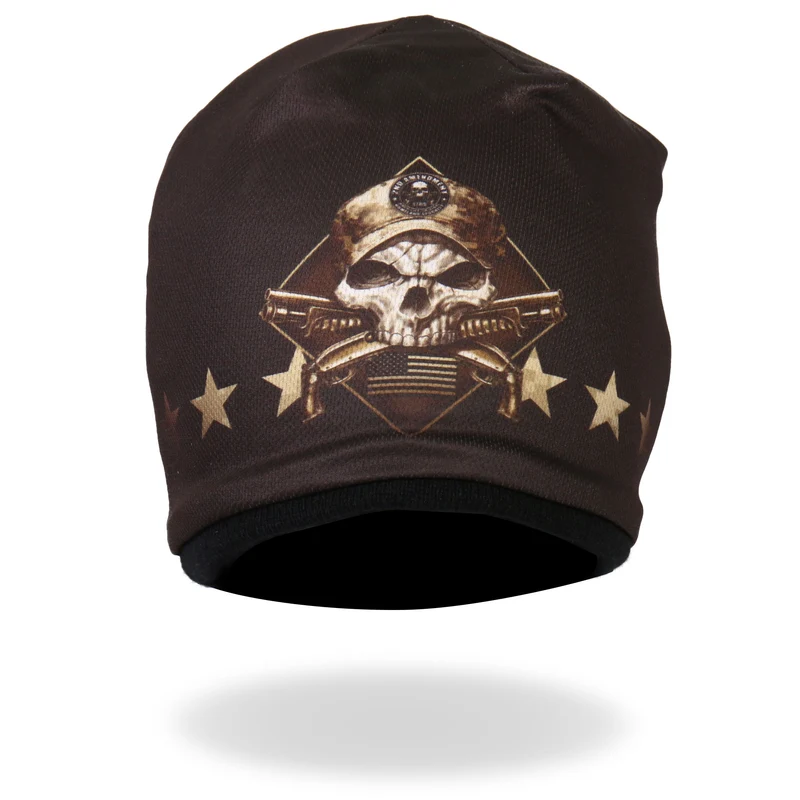 Hot Leathers KHC1036 Digital Camo Skull Soft Beanie Multi / One Size