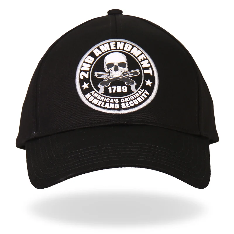 Hot Leathers BCA1040 2nd Amendment America's Original Homeland Security Ball Cap Multi / One Size