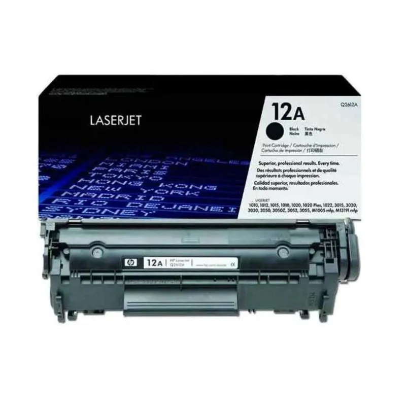 Cartucho De Toner 12a Original Q2612a Hp Preto Laserjet