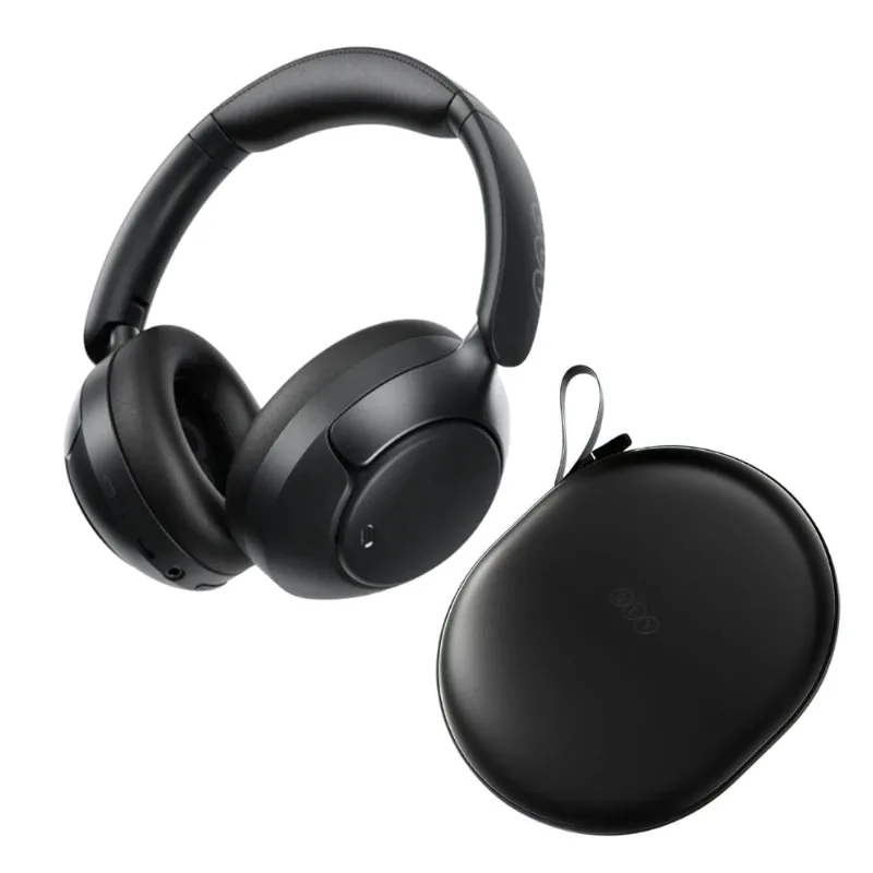 Audífonos Inalámbricos QCY H3 Pro Negro con cancelación de ruido con case de regalo Incluido