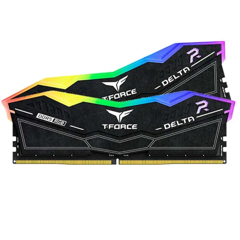 Memoria TEAMGROUP T-FORCE DELTA RGB DDR5-7200MHz, 32GB (2x16GB), PC5-57600, CL34, 1.4V