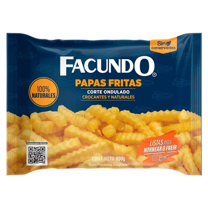 Facundo Papa Corte Ondulado 900Gr