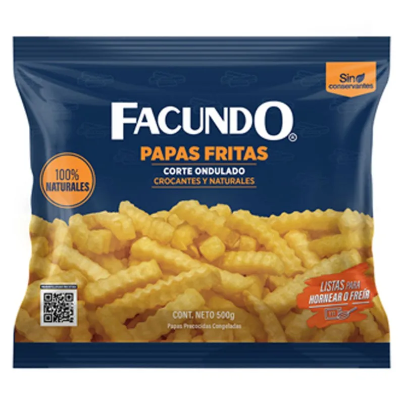 Papa Precocida Rizada Facundo 500Gr