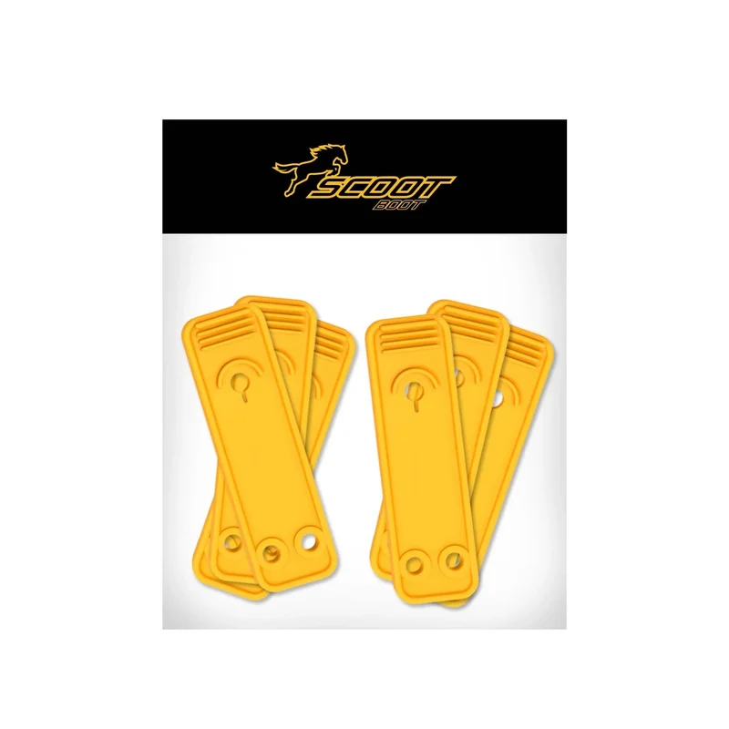 Scoot Boot Front Strap Pack Yellow / 6 Pack