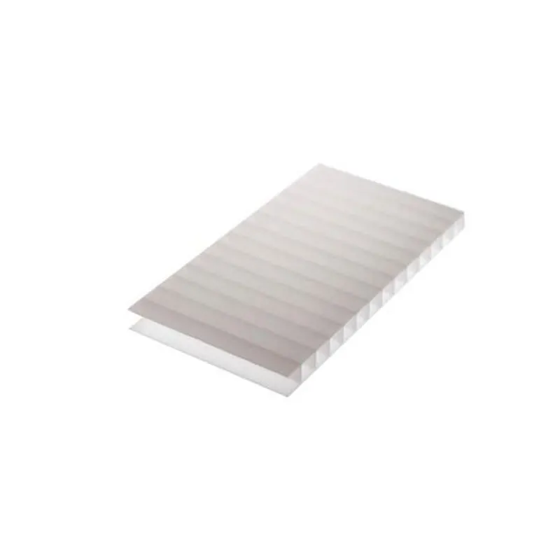 Chapa Policarbonato Alveolar Branco Opal 6mm - 2,10m X 3m