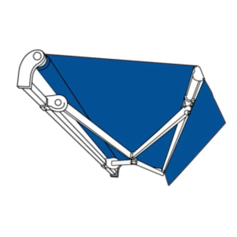 Toldo Articulado - 3,50m x 2,00m - Lona PVC Azul Reno