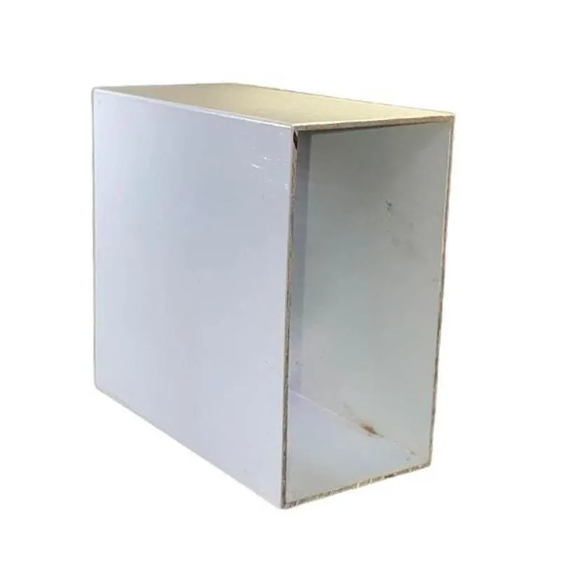Tubo Retangular Branco 50.8x38 - 02 Uni De 3m - Pc004