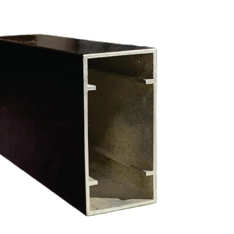 Tubo Retangular Preto 50.8x38 - 02 Uni De 3m - Pc004