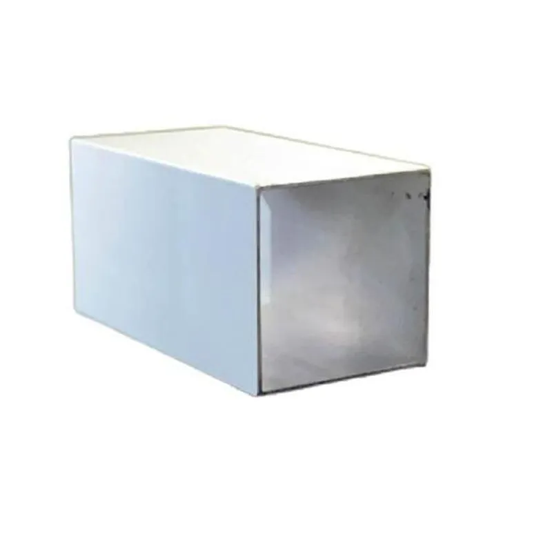 Tubo Quadrado Branco - 5cm X 5cm - 2 Uni De 3m - Tq017 (kit)