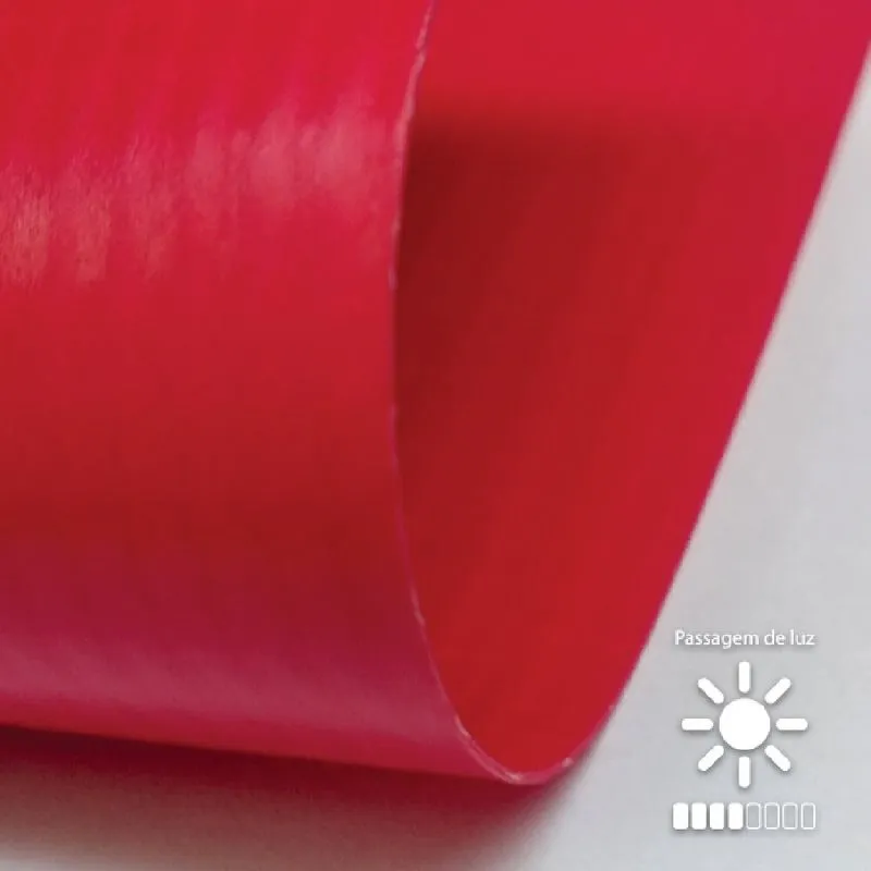 Lona Pvc - Df Vermelho Cardeal (cod.763) - 1,40m X 1m