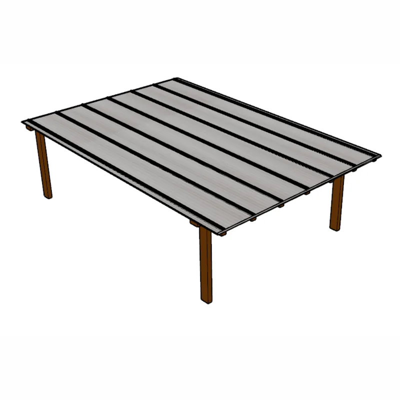 Cobertura Alveolar 4,00m X 6,00m - Branco Refletivo 6mm