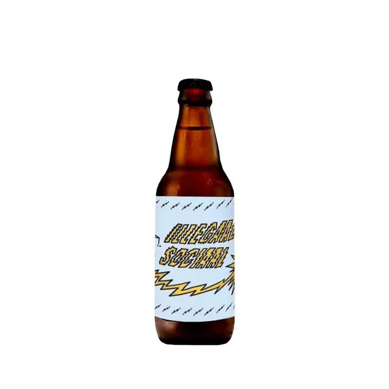 Cerveja Hoppy Lager Sociaal Illegaal 300ml