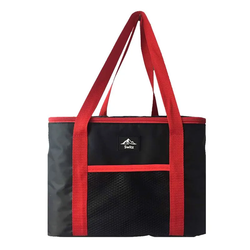 Bolsa Térmica 18 litros Switz SZ1007V-G Preta e Vermelha