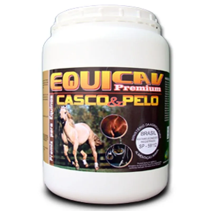 Equicav Casco E Pelo-recuperação Dos Cascos-05 Kg-agrocave.