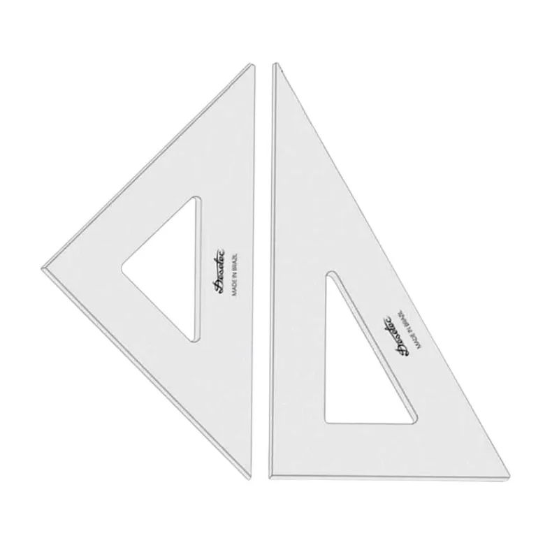 Par De Esquadro Trident / Desetec 32 Cm Sem Escala