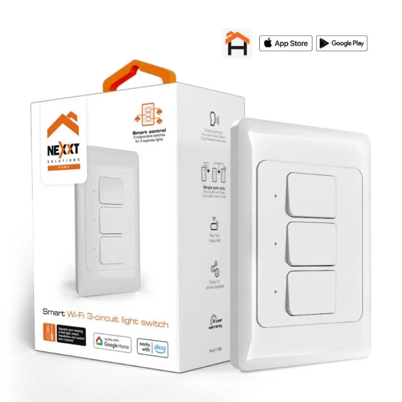 Interruptor Inteligente de 3 Circuitos Nexxt