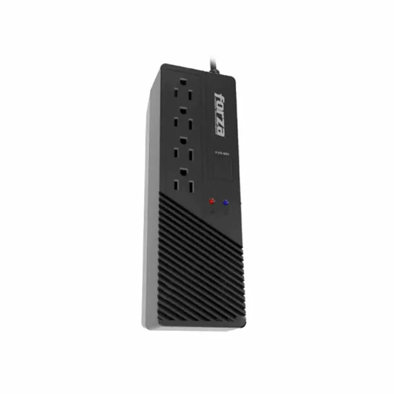 Estabilizador Forza Fvr-1012 1000VA 500W 220V 4 Tomas Negro