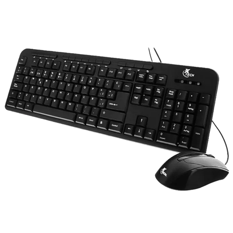 Combo Mouse-Teclado Multimedia en Español|XTK301S Combo Mouse y Teclado Multimedia en Español|XTK301S