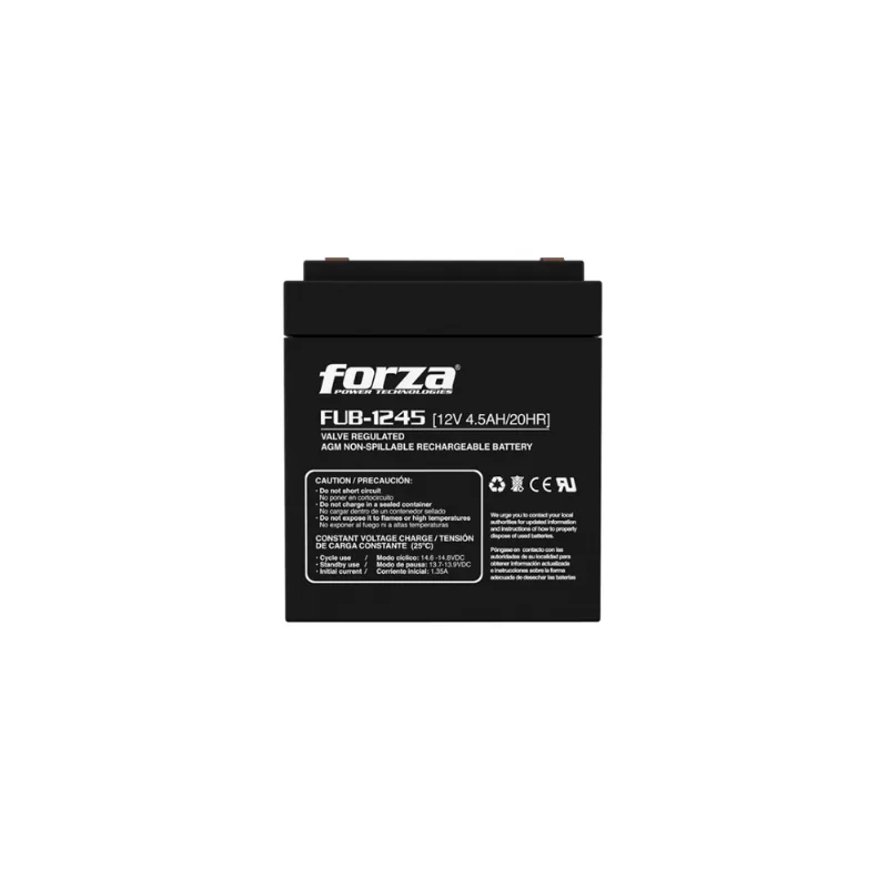Batería FORZA 12V 4.5Ah Sellada Recargable - FUB-1245