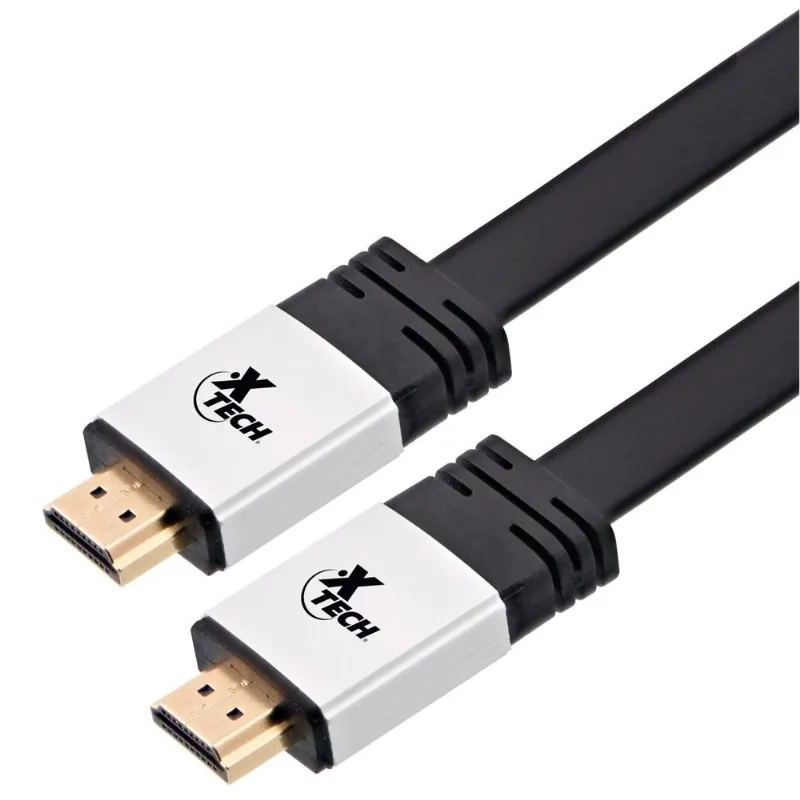 Cable Xtech 3m plano HDMI a HDMI macho alta velocidad aluminio XTC-620 XTC-620