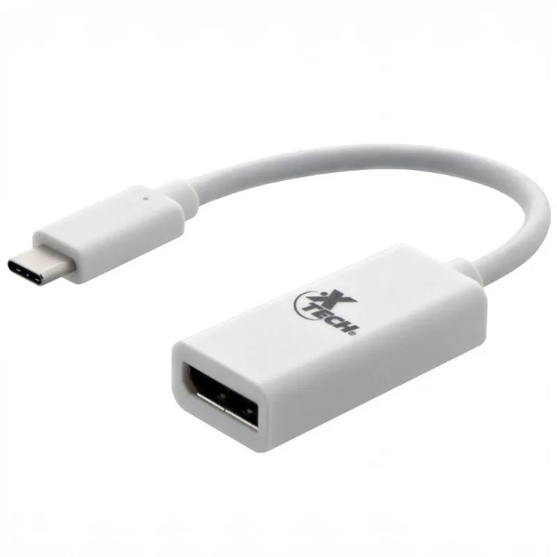 Xtech Adaptador UHD con conector USB-C a DisplayPort hembra - XTC-555 XTC-555