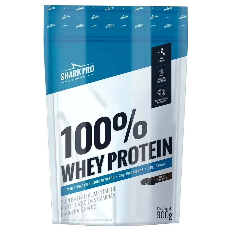 100% Whey Protein Sc 900 G - Shark Pro Cookies Cookies 900 G
