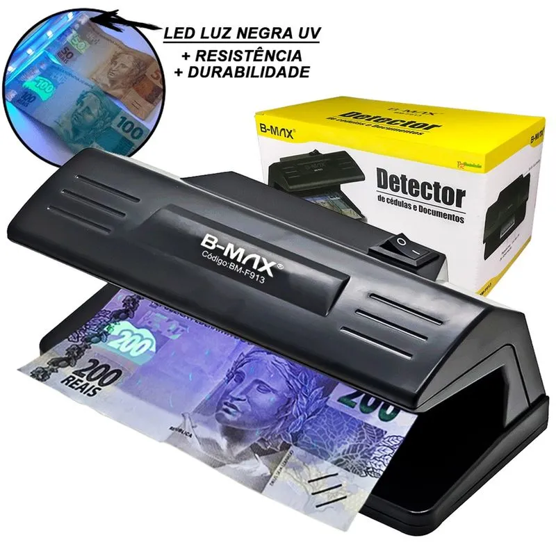 Identificador Notas Falsas Money Detector Cedulas Dinheiro