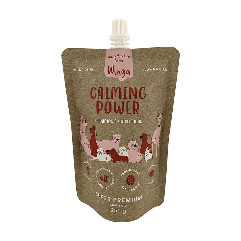POUCH CALMING POWER PERRO 250 G WINGA SIN SABOR