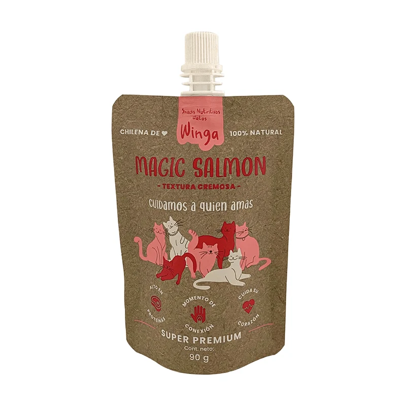 POUCH MAGIC SALMON GATO 90 GR WINGA SALMON
