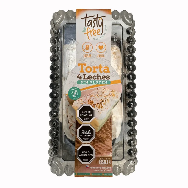Torta 4 Leches Sin Gluten Tastyfree 6 Porciones