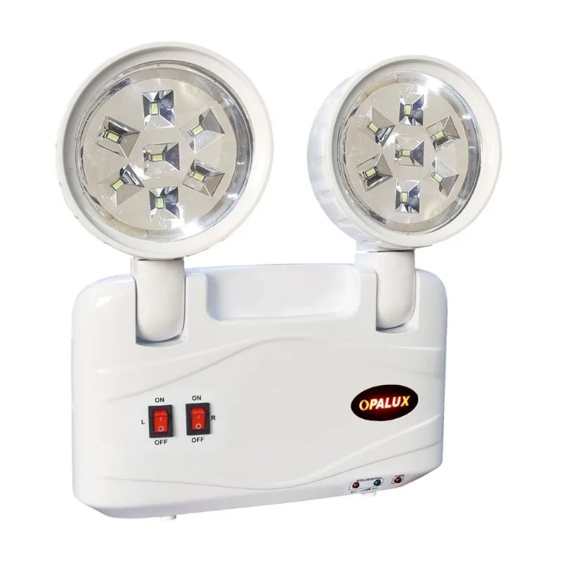 Lámpara de emergencia Slim 4v2.5amp 14 Led Opalux