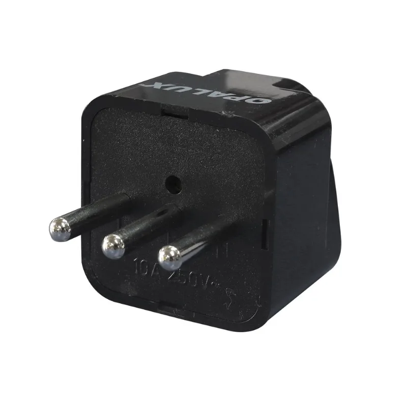 Adaptador Opalux Modelo OP603LNG Negro 10A 250VAC
