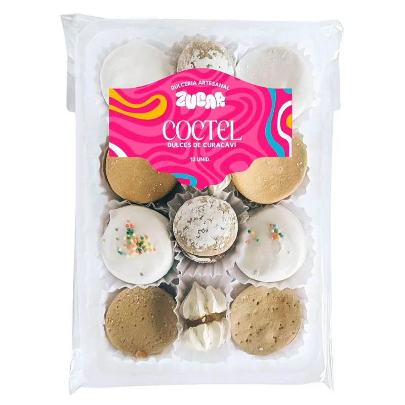 Pastelitos Cóctel Zucar 145 g 12 un.