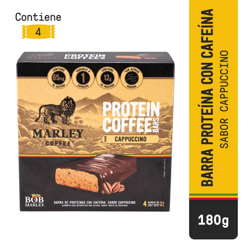 Barra de Proteína Marley Coffee Cappuccino 180 g
