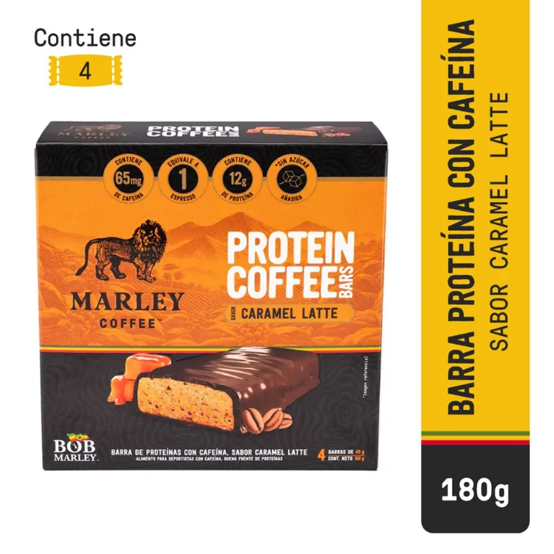 Barra de Proteína Marley Coffee Caramelo 180 g