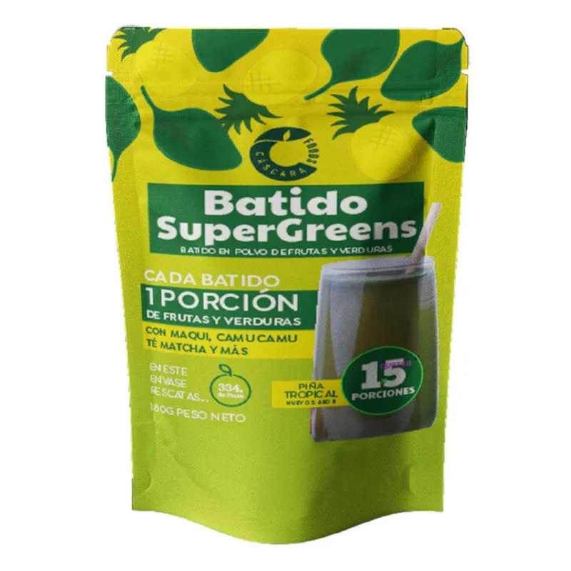 Batido SuperGreens Sabor Piña 180 g