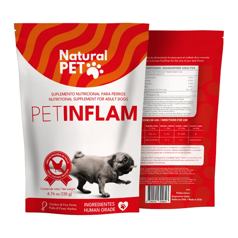 PETINFLAM 135GR, NPET POLLO Y FINAS HIERBAS
