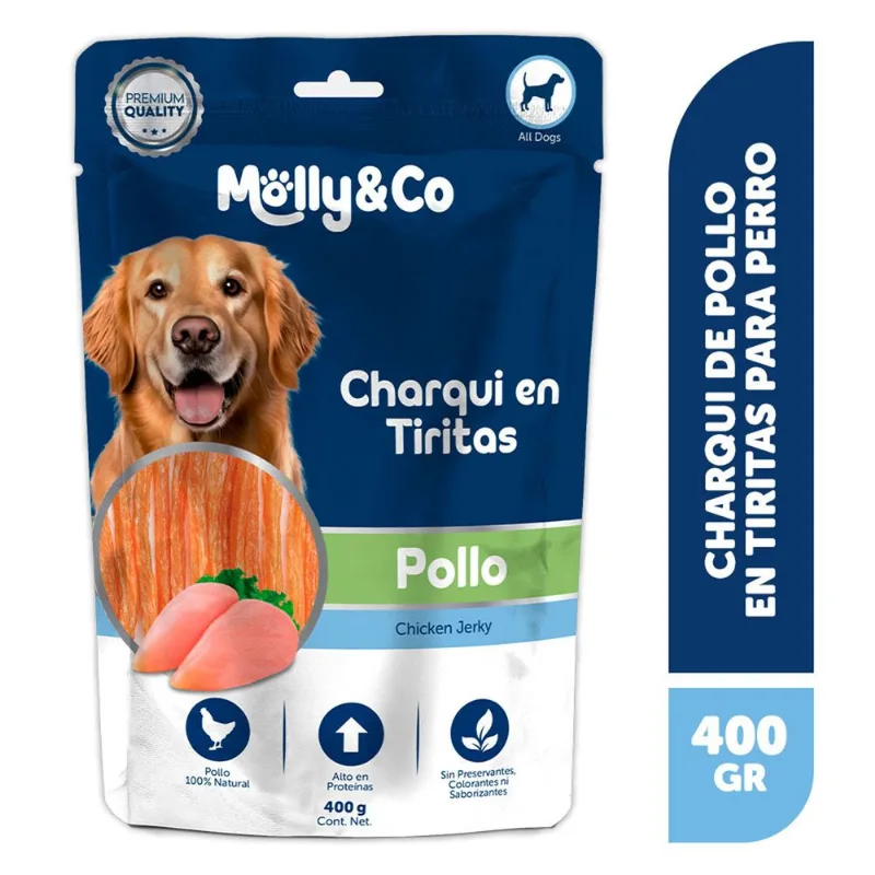 Charqui de Pollo en Tiritas 400 g