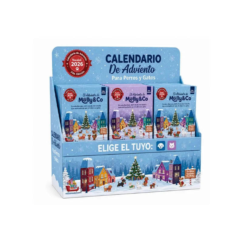 Mini Mueble Calendario de Adviento Molly & Co