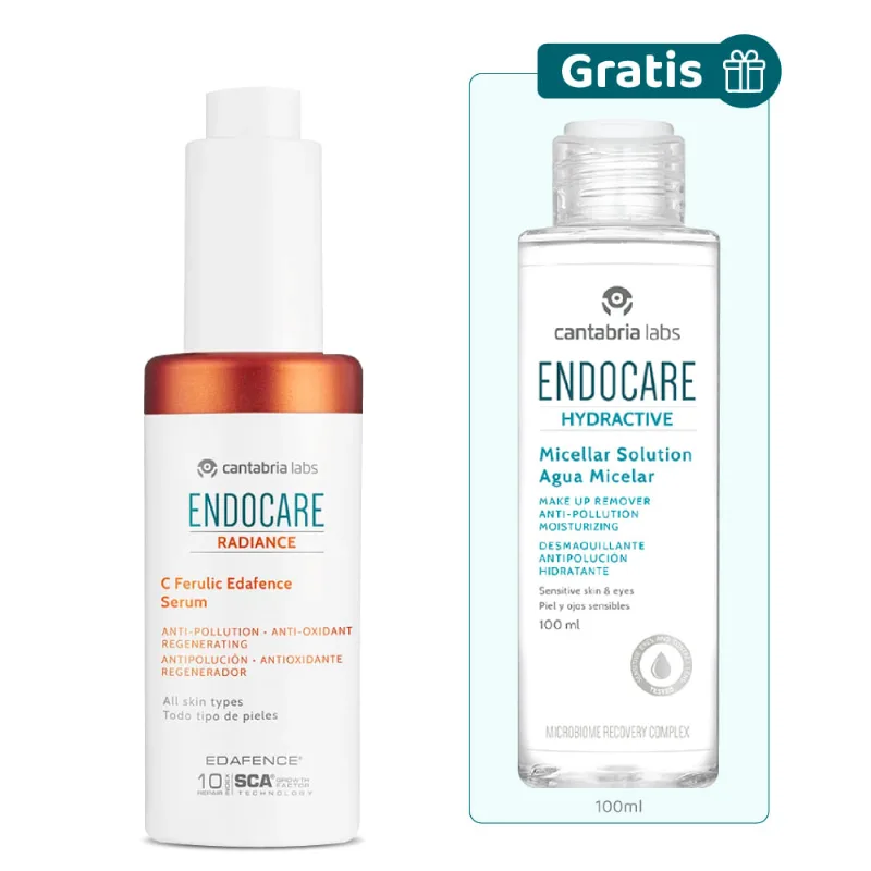 Kit Endocare Radiance C Ferulic 30ml + Gratis Endocare Hydractive x 100 ml - Cantabria Labs Kit