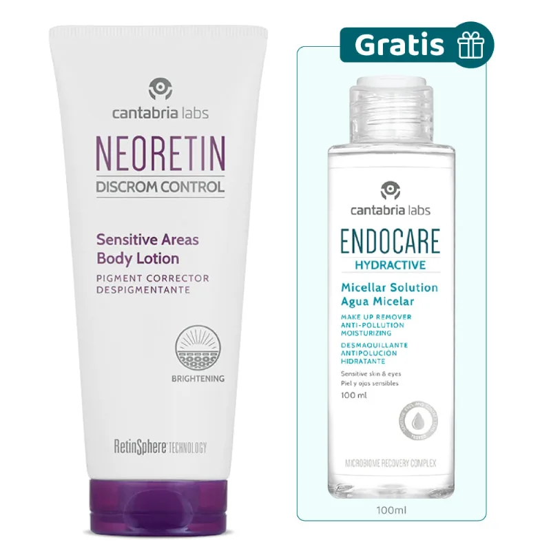 Kit Neoretin Zonas Sensibles 100 ml + Gratis Endocare Hydractive 100 ml - Cantabria Labs Kit