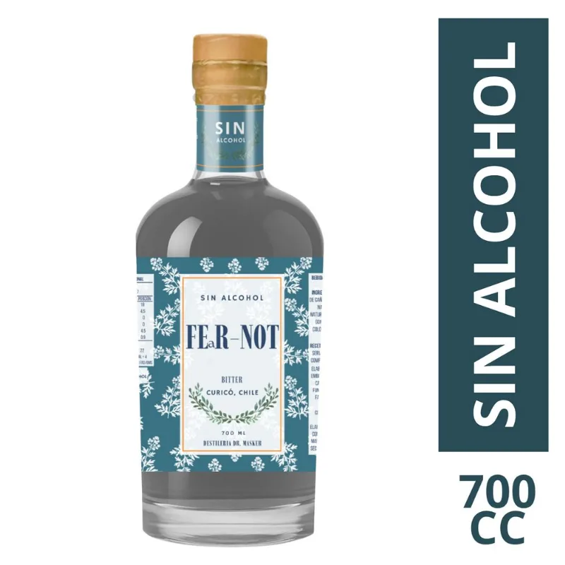 Fernet sin Alcohol Fear Not 700 cc
