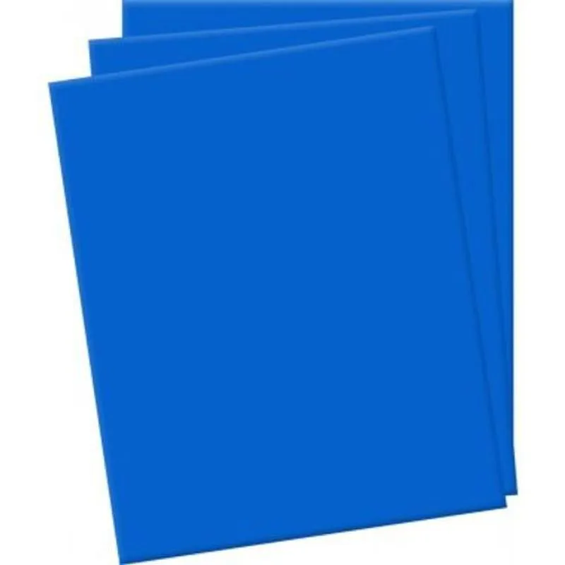 Placas De E.v.a. Colorido 40x48cm - 10 Folhas, Azul-escuro