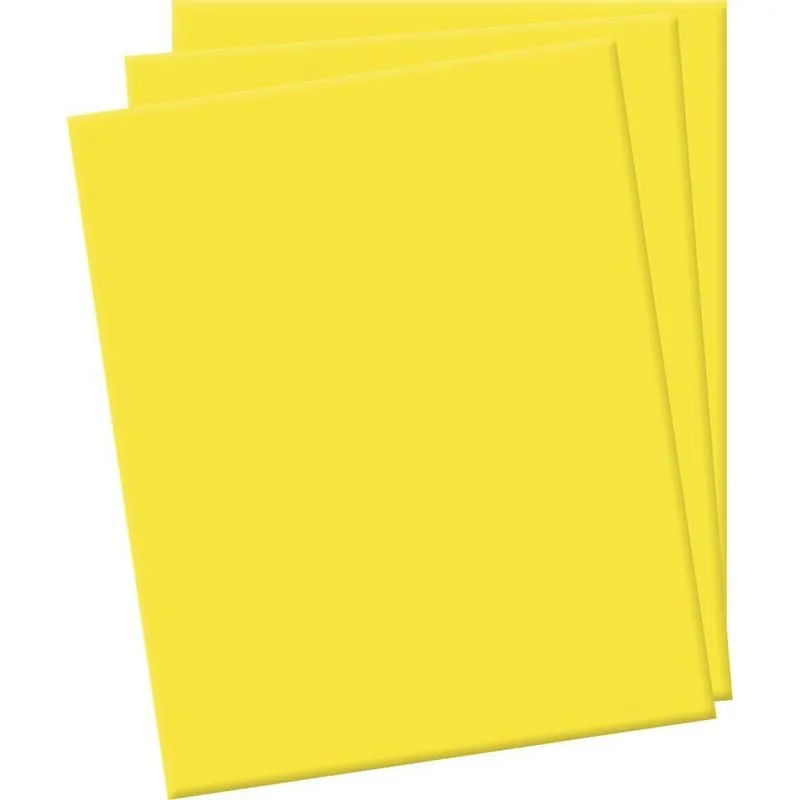 Placas De Eva Colorido 40x48 Cm - Amarelo - 10 Folhas