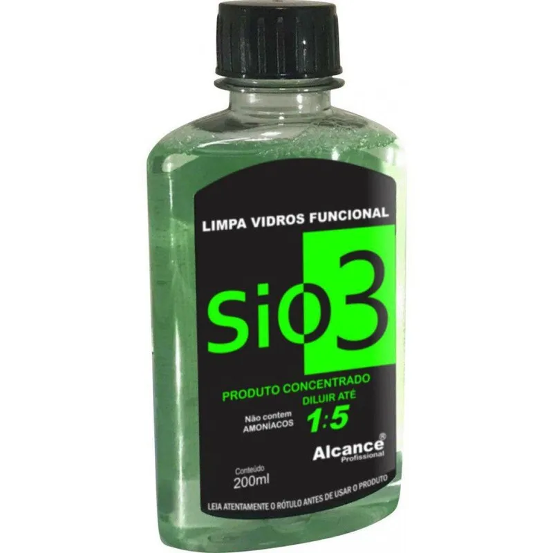 Sio3 Limpa Vidros 200Ml Concentrado 1:5 (Alcance)