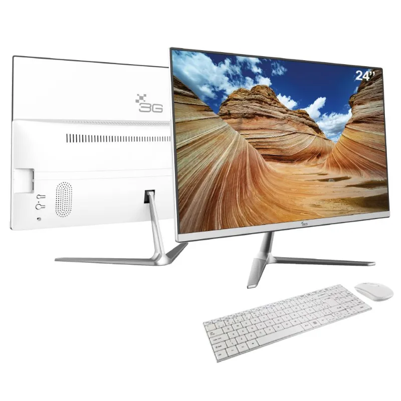 Computador All in One 24" FullHD Intel Dual Core 8GB SSD 240GB 3green Speed