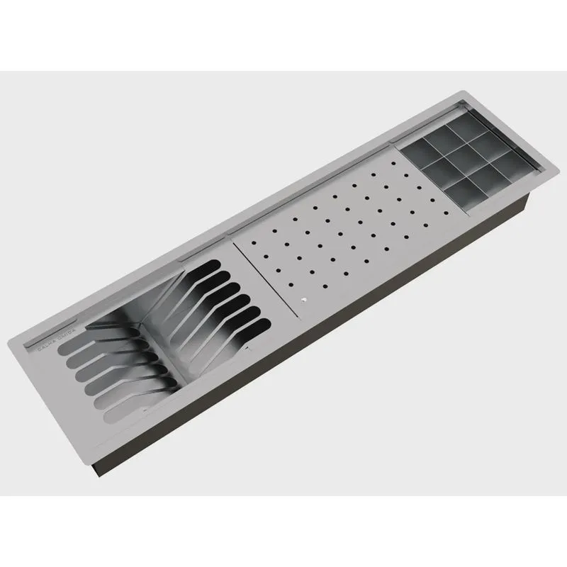 Calha umida kitchen escorredor com acessorios 73,5X19,6 CU1444