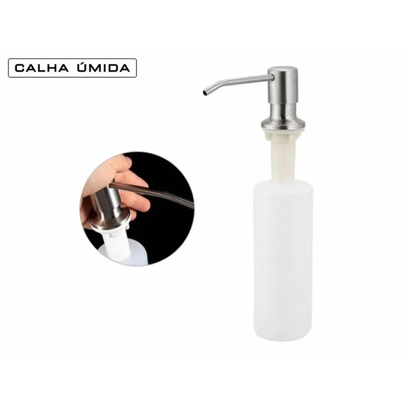 Dispenser Dosador Inox Para Bancada